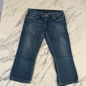 Silver Aiko Capri size 31 Jeans